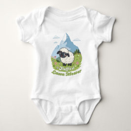 Fluffiest Lawn Mower – Adorable Blacknose Sheep Baby Strampler