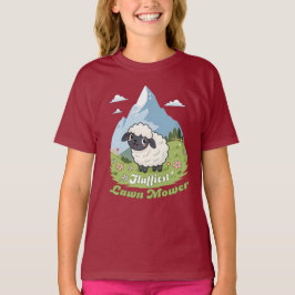 Fluffiest Lawn Mower – Adorable Blacknose Sheep T-Shirt
