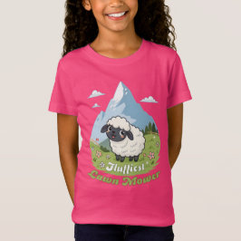 Fluffiest Lawn Mower – Adorable Blacknose Sheep T-Shirt