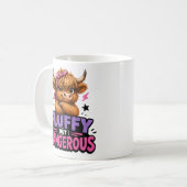Fluffig aber Gefährlich Kaffeetasse (Vorderseite Links)