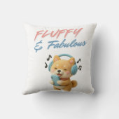 Fluffig und Fantastisch Kissen (Rückseite)