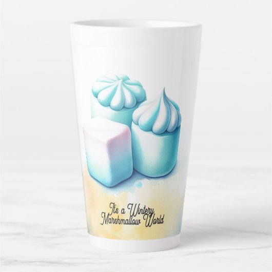 Fluffige Marshmallow-Welt Milchtasse (Vorderseite)