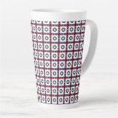 Fluffige Quadrate Floral Milchtasse (Rechte Ecke)