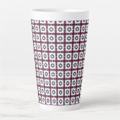 Fluffige Quadrate Floral Milchtasse (Vorderseite)