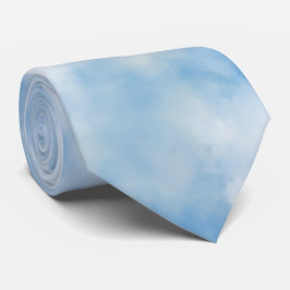 Fluffige weiße Wolken Krawatte