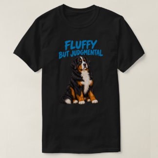 Fluffiger aber urteilender Berner Sennenhund T-Shirt