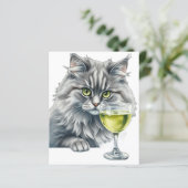 Fluffiger Freund und Absinth (Stehend Vorderseite)