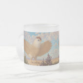 Fluffiger Hühnerbecher Mattglastasse (Vorderseite Links)