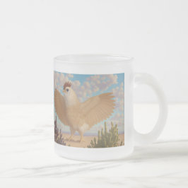 Fluffiger Hühnerbecher Mattglastasse