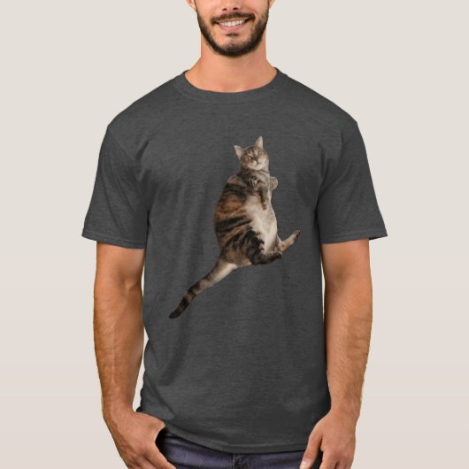 Fluffiger Katzenjunge T-Shirt (Vorderseite)