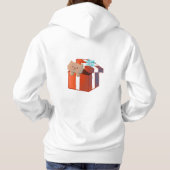 Fluffiges Geschenk Hoodie (Rückseite)