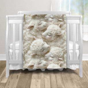 Fluffiges Lamm-Baby Fleecedecke