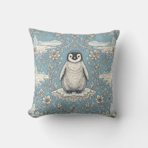 Fluffiges Pinguin-Kinderzimmer-Kissen-Dekor Kissen