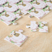 Fluffiges weißes Schaf Puzzle (Seite)