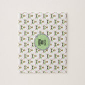 Fluffiges weißes Schaf Puzzle (Vertikal)