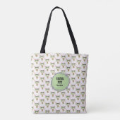 Fluffiges weißes Schaf Tasche (Rückseite)