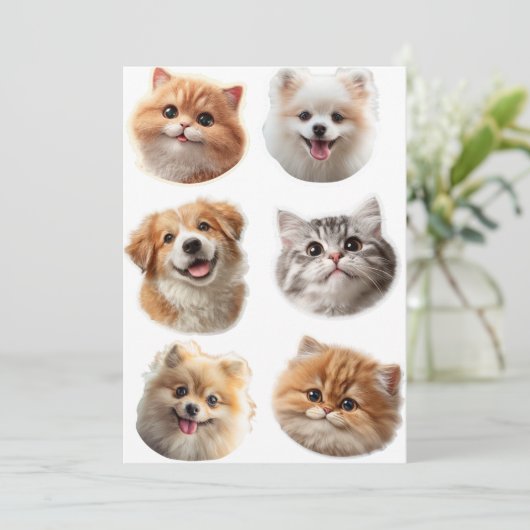 Fluffing Around Feiertagskarte (Stehend Vorderseite)