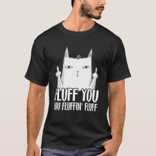 Fluffinu2019 Fluff für Katzen Vater & Katze T-Shirt