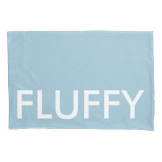 FLÜFFLICH LICHT BLUE PILLOWCASE KISSENBEZUG