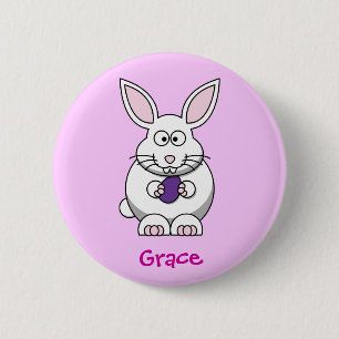 Fluffly Häschen Button
