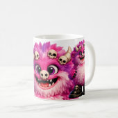 Fluffskull Monster Kaffeetasse (VorderseiteRechts)