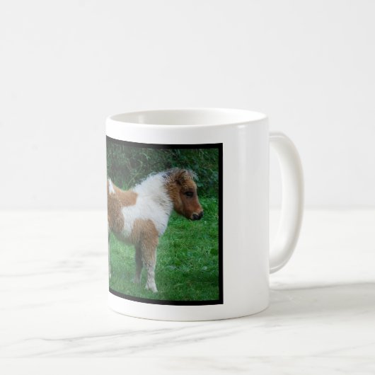 Fluffy Adorable Dartmoor Pony Kaffeetasse (VorderseiteRechts)