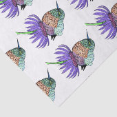 Fluffy Baby Hummingbird Seidenpapier (Ausschnitt)