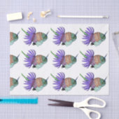 Fluffy Baby Hummingbird Seidenpapier (Handwerk)