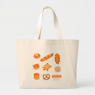 Fluffy Bakery Brot Vielfalt Japanischer Stil Snack Jumbo Stoffbeutel