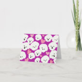 Fluffy Bichons und Herz Karte (Vorderseite)