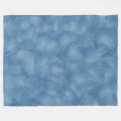 Fluffy Blue Fleece Blanket (Vorderseite (Horizontal))