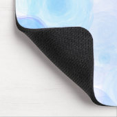Fluffy Blue Rose Blumenmuster Mousepad (Ecke)