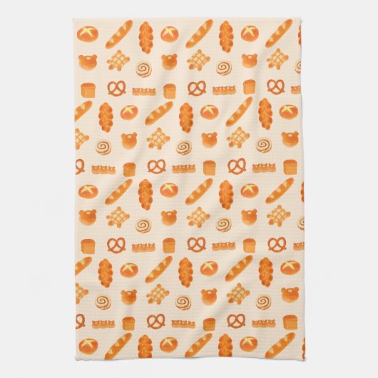 Fluffy Brot Bäckerei Küchenhandtücher Geschirrtuch (Vertikal)