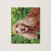 Fluffy Brown Dog Puzzle (Vertikal)