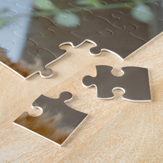 Fluffy Brown Poodle Puppy Dog Puzzle (Seite)