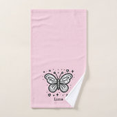 Fluffy Buffalo Baby - Kawaii Farm Animal Badhandtuch Set (Handtuch)