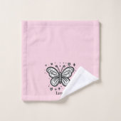 Fluffy Buffalo Baby - Kawaii Farm Animal Badhandtuch Set (Waschlappen)