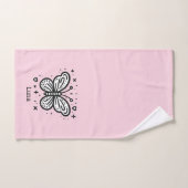 Fluffy Buffalo Baby - Kawaii Farm Animal Badhandtuch Set (Handtuch)