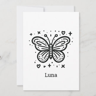 Fluffy Buffalo Baby - Kawaii Farm Animal Einladung