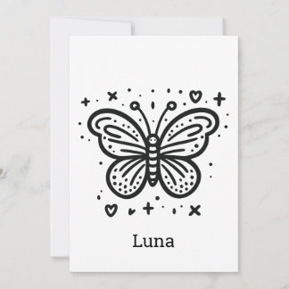 Fluffy Buffalo Baby - Kawaii Farm Animal Einladung