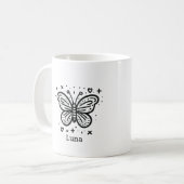 Fluffy Buffalo Baby - Kawaii Farm Animal Kaffeetasse (Vorderseite Links)