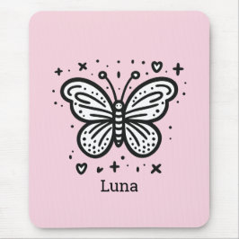 Fluffy Buffalo Baby - Kawaii Farm Animal Mousepad