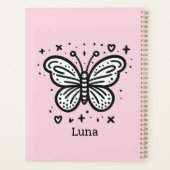 Fluffy Buffalo Baby - Kawaii Farm Animal Planer (Rückseite)