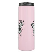 Fluffy Buffalo Baby - Kawaii Farm Animal Thermosbecher (Rückseite)