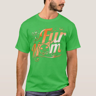 Fluffy Cat Fur Mama am Freitag T-Shirt