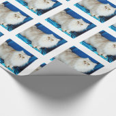 Fluffy Cat Geschenkpapier (Ecke)