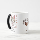 Fluffy Cat Heart Tasse - Morphing Magic Cup (Vorderseite Links)