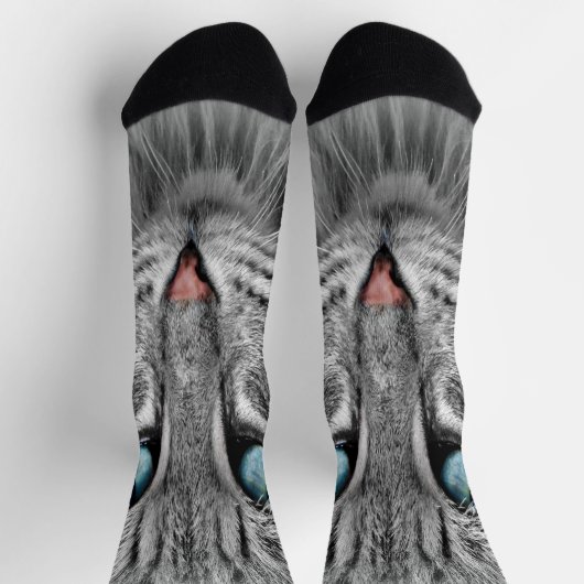 Fluffy Cat Socken (Oben)