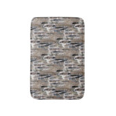 Fluffy Cattails Naturmuster Badematte (Vorderseite Vertikal)