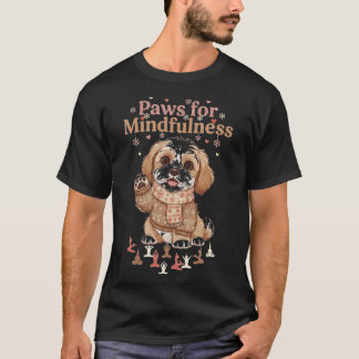 Fluffy Cavachon Welpenliebe Minimalistischer Vekto T-Shirt